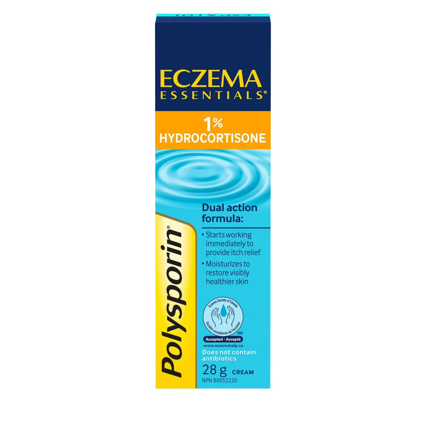 Polysporin
Eczema Essentials 1% Hydrocortisone Anti Itch Cream 28 g