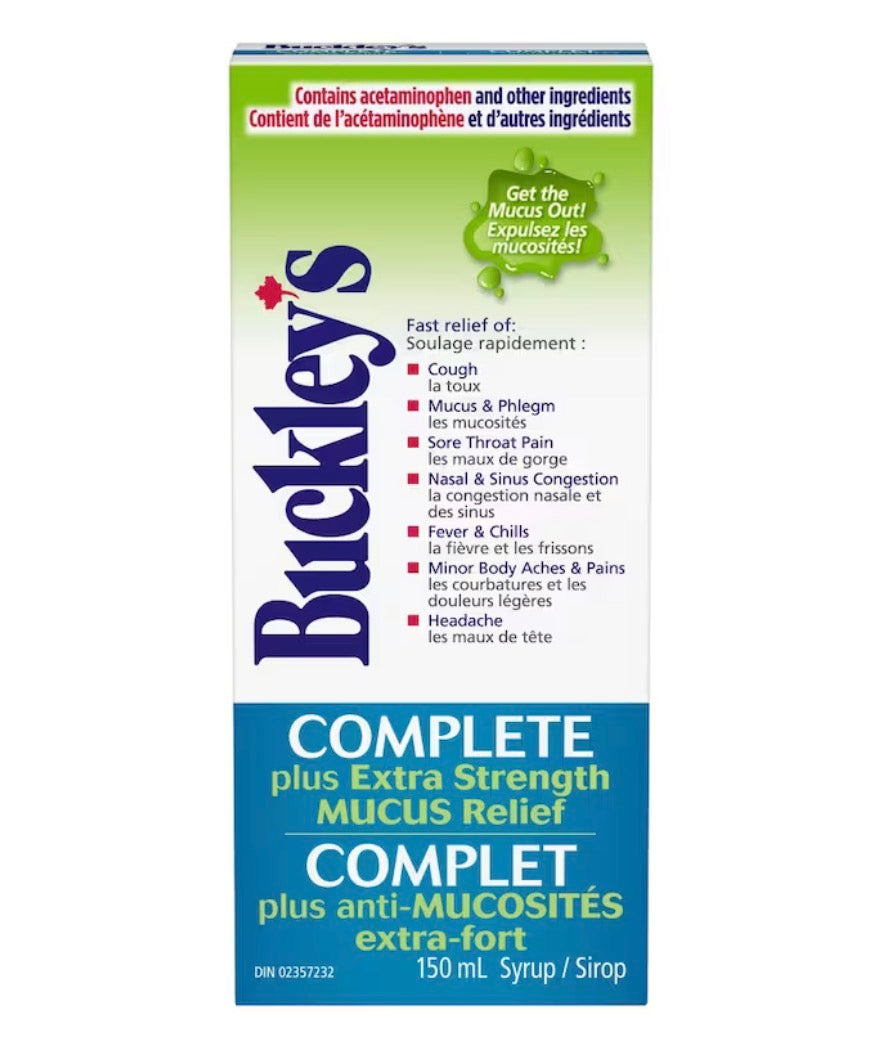 Buckley's® Mucus Relief Cough Cold & Flu Syrup Sucrose-Free 150mL