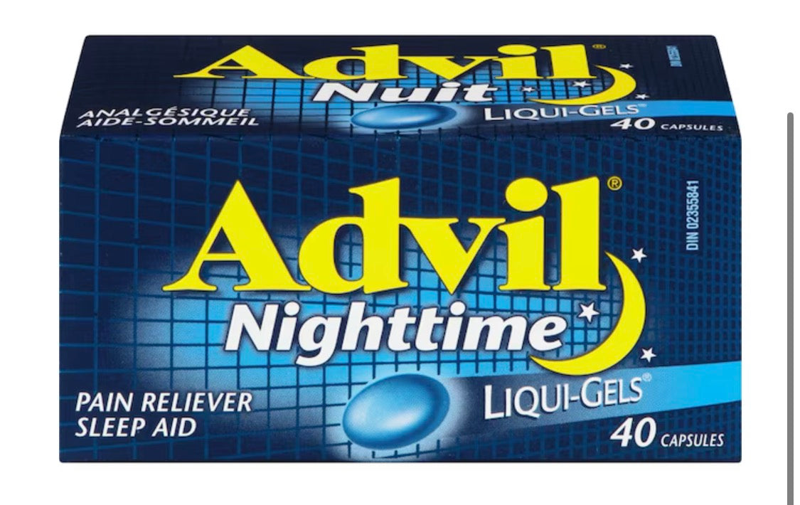 Advil
Nighttime Liqui-Gels, 40 Count