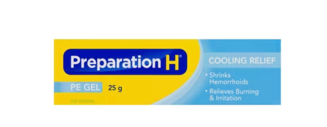 Preparation H
Cooling Relief PE Gel
