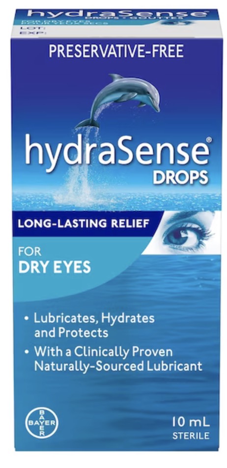 Hydrasense
Eye Drops, For Dry Eyes, Fast And Long-Lasting Relief, Preservative Free, Naturally Sourced Lubricant, 10 Ml