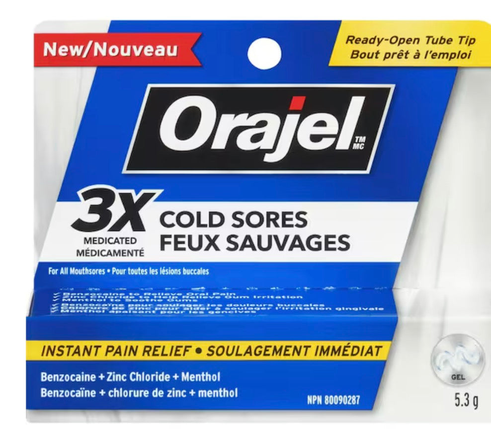 Orajel
3X Cold Sore Gel