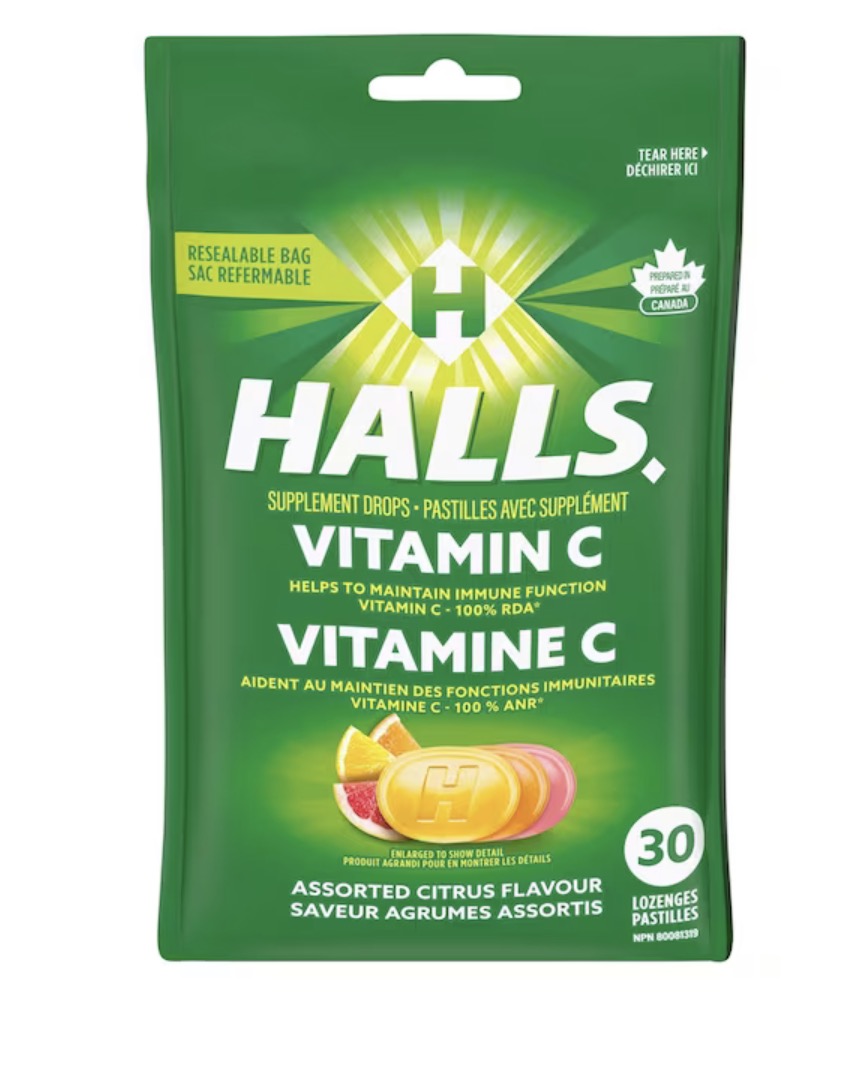 Halls
30 Cough Drops