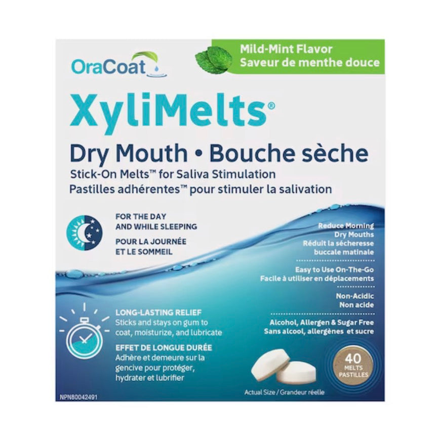 Xylimelts
Adhering Pastilles Mild Mint Falvour