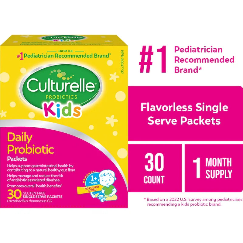 Culturelle
Kids Daily Probiotic Single Serving Packets