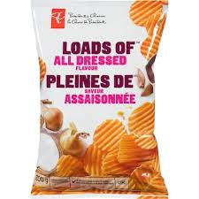 PC Loads of All Dressed Rippled Chips 200 g