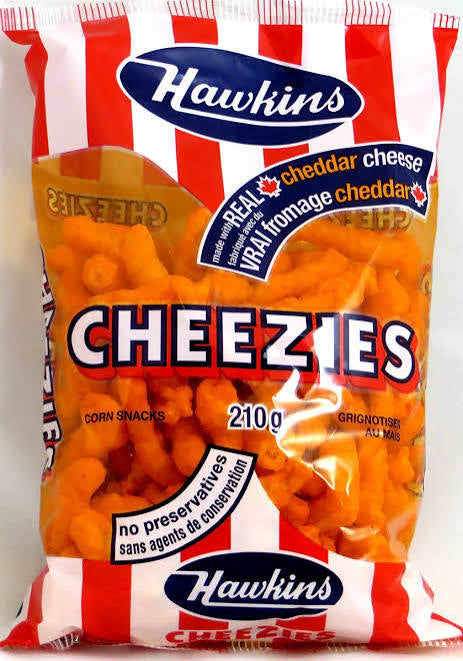 Hawkins Cheezies 210 g