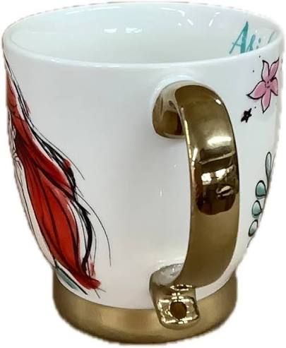 Disney Ariel Coffee cup/mug With Gold