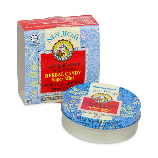 Nin Jiom - Herbal Candy - Original Flavor/lemon tangerine/mint - Tin (60 Gram)