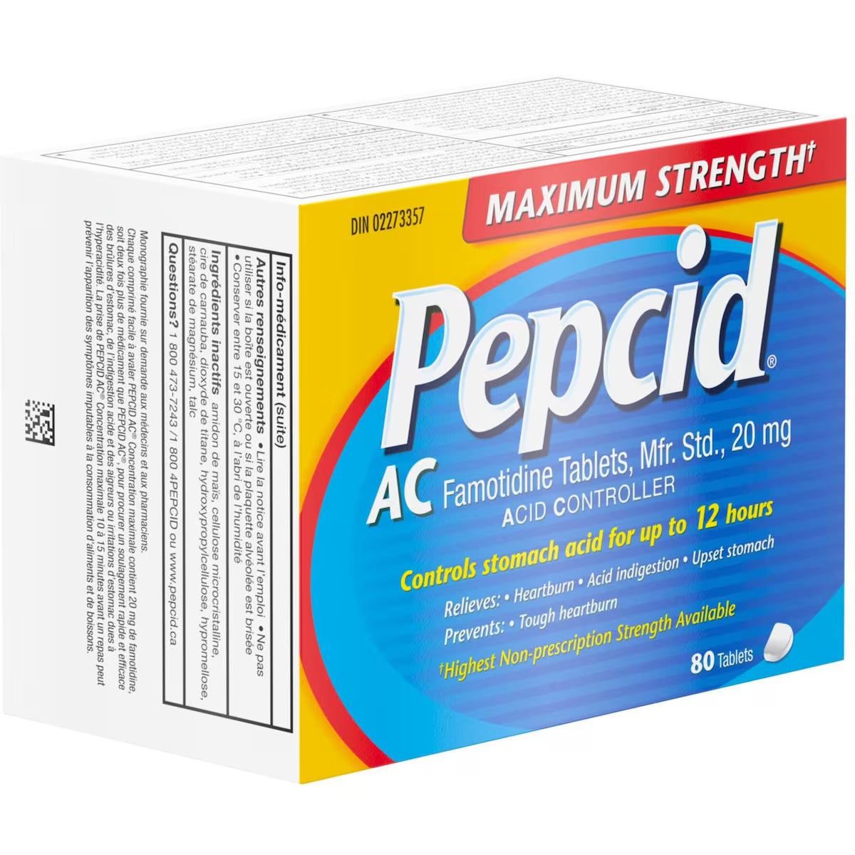 Pepcid AC Maximum Strength 80 tabs