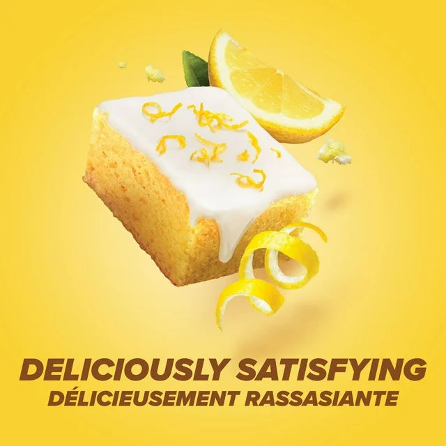 Pure Protein Lemon Cake Bars - 20 g Protein, Low Sugar, Gluten free Snack with Whey Blend, Made in Canada, 6 x 50 g