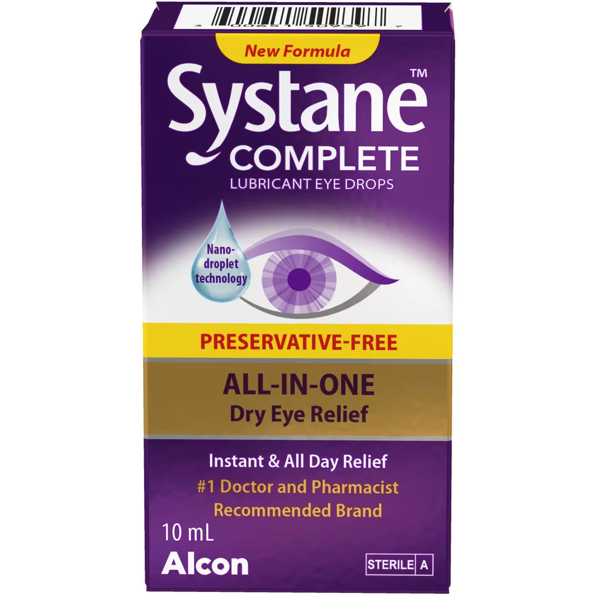 Systane Complete Lubricant Eye Drops Preservative Free