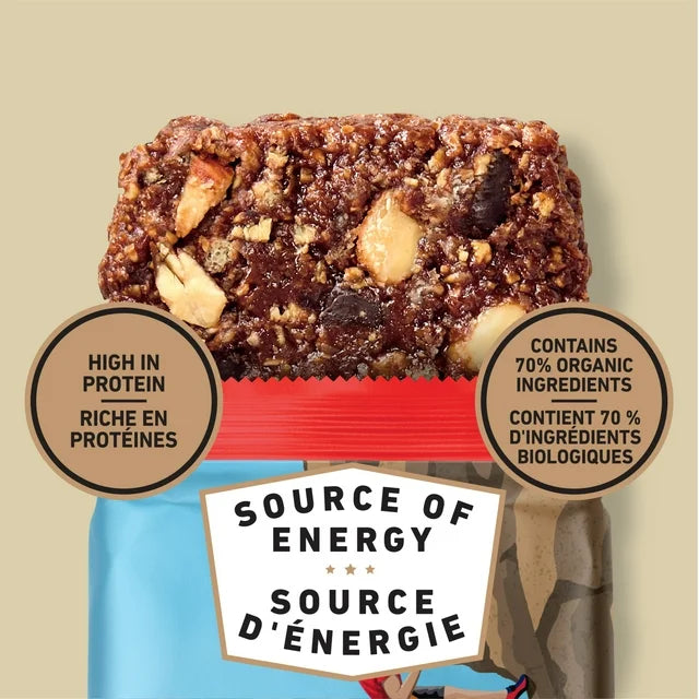 CLIF BAR Energy Bars, Chocolate Almond Fudge, Granola Bar, High in Protein, Contains 70% Organic Ingredients