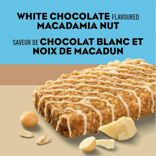 CLIF BAR Energy Bars, White Chocolate Macadamia Nut, Granola Bar, High in Protein, Contains 70% Organic Ingredients 10 Bars