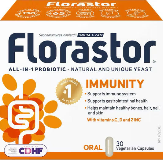 Florastor
Immunity 30 caplets