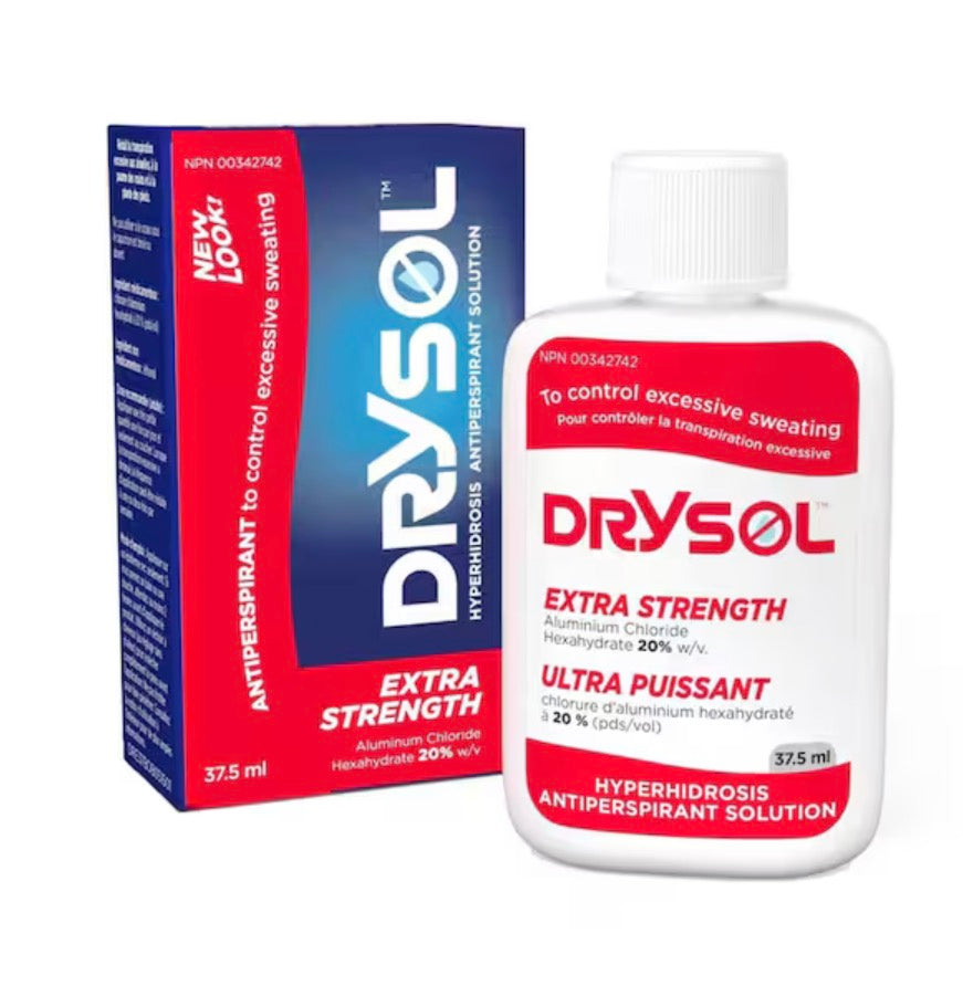 Drysol
Extra Strength Antiperspirant 20% Solution