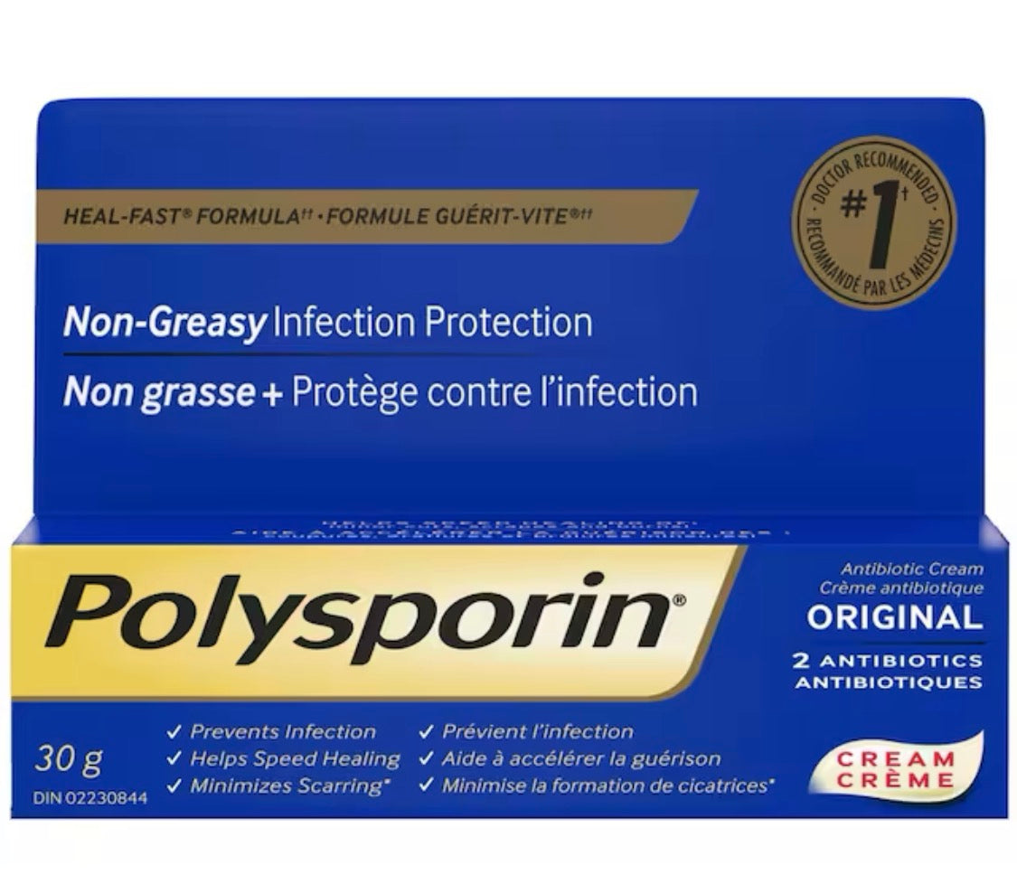 Polysporin
Original Antibiotic Cream, Heal-Fast Formula
