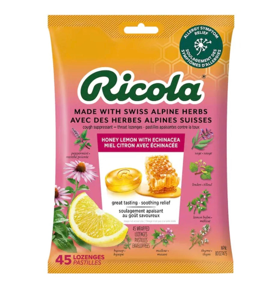 Ricola
Cough Suppressant Throat Lozenges (45)