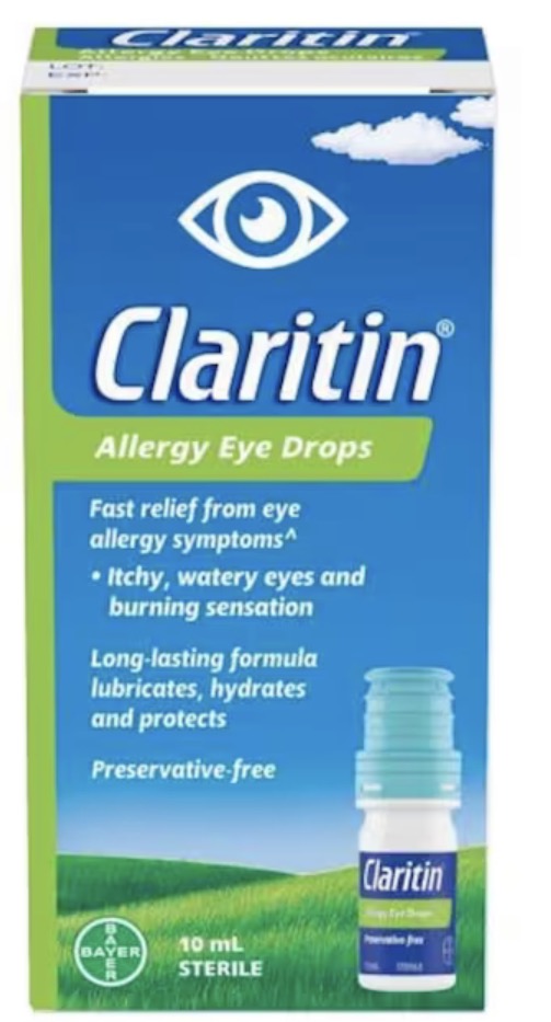 Claritin
Allergy Eye Drops, Preservative-Free, Long-lasting relief