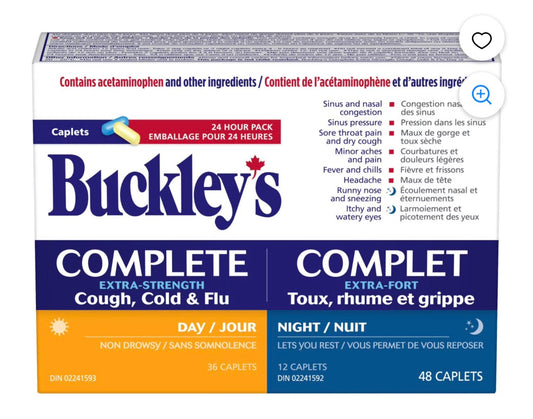 Buckley’s Complete Extra Strength Cough, Cold & Flu – Day/Night (48)