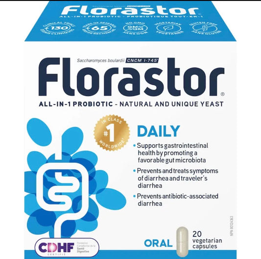 Florastor
Daily 20 caps