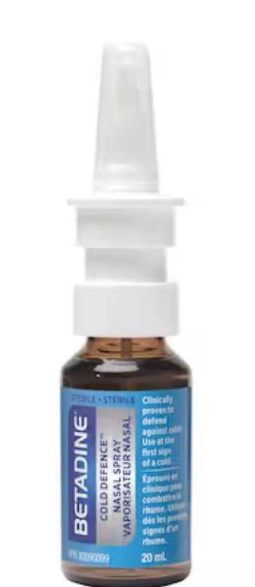 Betadine
Cold Defence™ Nasal Spray