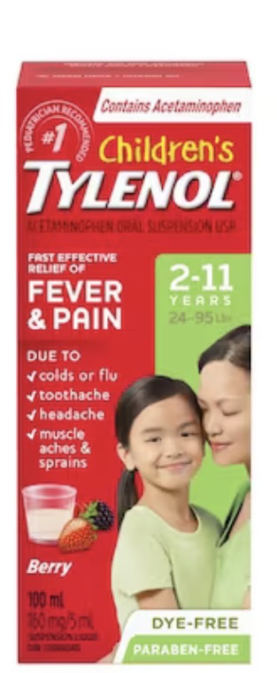 Tylenol
Children's Medicine, Fever & Pain