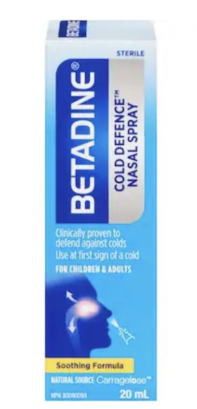 Betadine
Cold Defence™ Nasal Spray