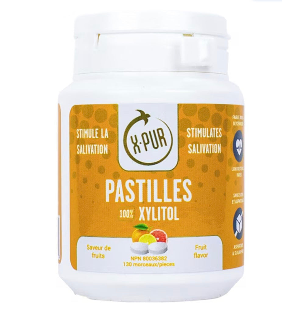 Xylitol
X-PUR Pastilles 100% Fruit Flavoured