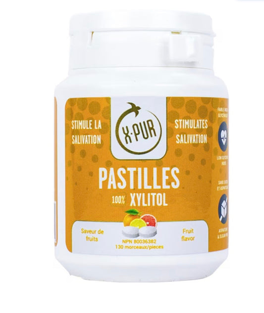 Xylitol
X-PUR Pastilles 100% Fruit Flavoured
