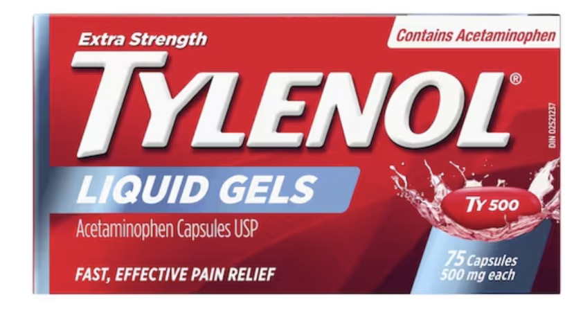 Tylenol
Extra Strength Liquid Gels - 500mg Acetaminophen