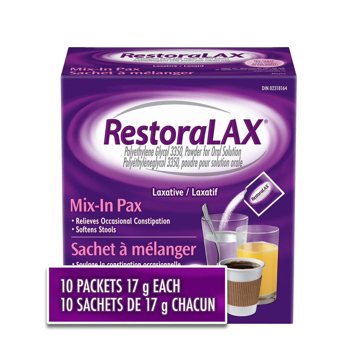 RestoraLAX Powder -  10 singles