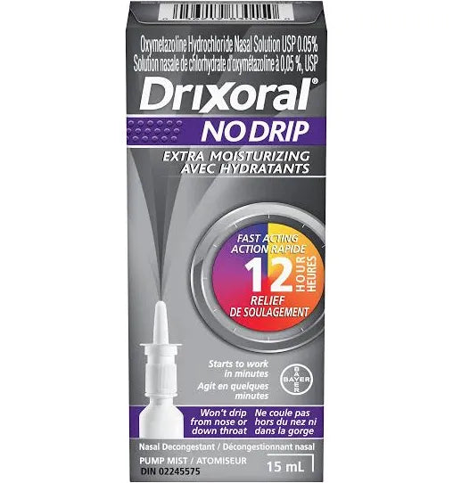 Drixoral No Drip Extra Moisturizing Nasal Mist