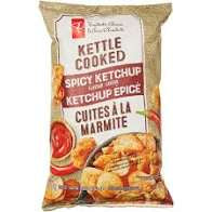 President’s Choice Kettle Cooked Spicy Ketchup Chips