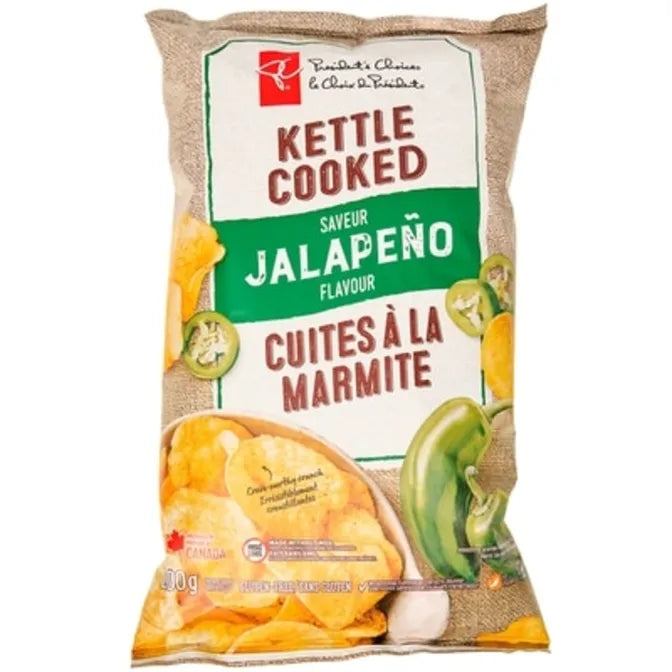 President’s Choice Jalapeno Flavour Kettle Cooked Chips