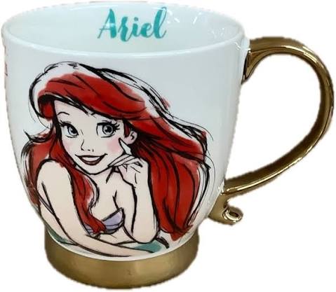 Disney Ariel Coffee cup/mug With Gold