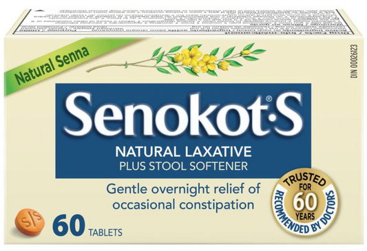 Senokot®-S Natural Laxative 60 tabs