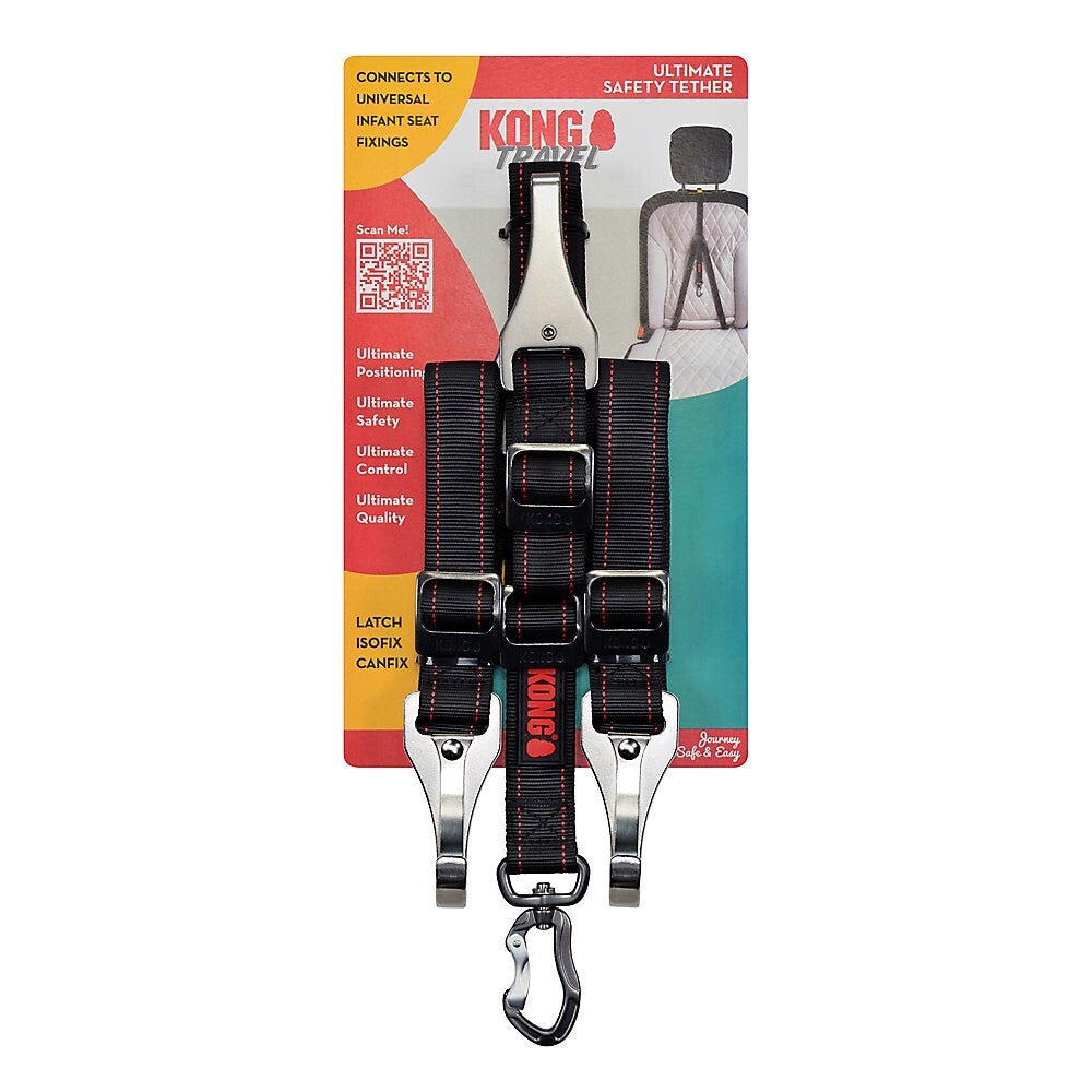 KONG TRAVEL ULTIMATE SAFETY TETHER For Dogs Seatbelt Universal