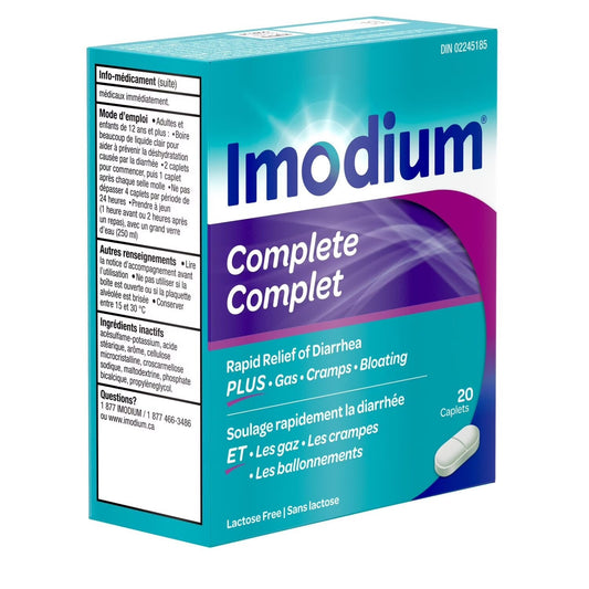 Imodium Complete Diarrhea Relief, Quick-Dissolve Tablets(20 Count)